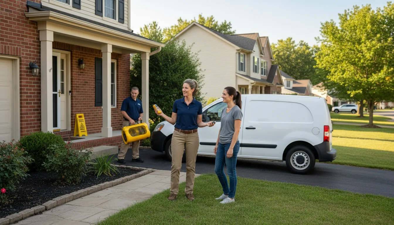Residential water damage restoration in Rosamond, CA